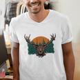 Hunting Is My Escape Introvert Hunter Antisocial Men's V-Neck T-Shirt