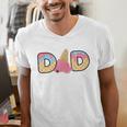 Ice Cream Dad 1st Birthday Matching Family Men's V-Neck T-Shirt Ice Cream Dad 1st Birthday Matching Family Men's V-Neck T-Shirt