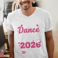 I'm A Dance Senior Mom 2026 Of Course I'm Crying Graduation Men's V-Neck T-Shirt