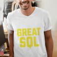 I'm A Great SQL Introvert Saying Inbound Marketing Premium Tri-Blend Men's V-Neck T-Shirt