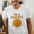 I’m a Pancake Meme For Nostalgia And Sci-Fi Fan Men's V-Neck T-Shirt I’m a Pancake Meme For Nostalgia And Sci-Fi Fan Men's V-Neck T-Shirt
