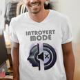 Introvert Mode Finding Inner Peace In Silence Men's V-Neck T-Shirt