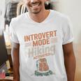 Introvert Mode Hiking Activated Hiker Men's V-Neck T-Shirt Introvert Mode Hiking Activated Hiker Men's V-Neck T-Shirt