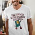 Introverted But Willing To Discuss Video Games Introvert Raglan Baseball Tee Men's V-Neck T-Shirt Introverted But Willing To Discuss Video Games Introvert Raglan Baseball Tee Men's V-Neck T-Shirt