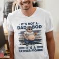 It's Not A Dad Bod It's Father Figure Fat Cat Vintage Men's V-Neck T-Shirt