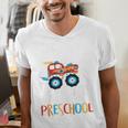 Kids I Just Crushed Preschool Monster Graduation Pre-K Shirt Men's V-Neck T-Shirt
