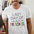 Kids Last Day Of Preschool Graduation Men's V-Neck T-Shirt