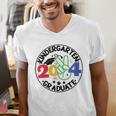 Kindergarten Graduation 2024 Graduate Last Day Of School Men's V-Neck T-Shirt