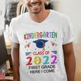 Kindergarten Graduation Class Of 2022 1st Grade Here I Come Men's V-Neck T-Shirt