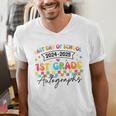 Last Day Of School Autograph 1st Grade Graduation Boys Girls Men's V-Neck T-Shirt