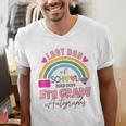 Last Day Of School Autograph 5th Grade Graduation Boys Girls Men's V-Neck T-Shirt