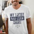 Law School Graduation Him Her Lucky Bar Exam Men's V-Neck T-Shirt