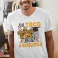 Let's Taco Bout A Graduation Graduation Party Men's V-Neck T-Shirt