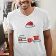 Library Crew Book Lovers Librarian Xmas Holiday Christmas Men's V-Neck T-Shirt Library Crew Book Lovers Librarian Xmas Holiday Christmas Men's V-Neck T-Shirt