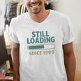 Still Loading Since 1999 Retro Tech Nostalgia Premium Tri-Blend Men's V-Neck T-Shirt