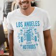 Los Angeles Hotrods Automotive Nostalgia Premium Tri-Blend Men's V-Neck T-Shirt