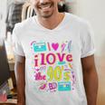 I Love The 90'S 90s Nostalgia Men's V-Neck T-Shirt
