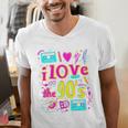 I Love The 90'S 90s Nostalgia Premium Tri-Blend Men's V-Neck T-Shirt I Love The 90'S 90s Nostalgia Premium Tri-Blend Men's V-Neck T-Shirt