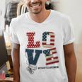 Love Coast Guard Mom Proud Coast Guard Graduation Mom Men's V-Neck T-Shirt