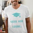 Masters Of Social Work Loading MSW Graduation Future Social Men's V-Neck T-Shirt