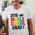 Middle School Graduation Class Of 2018 Shirt Men's V-Neck T-Shirt