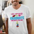 My Mommy Is A Graduate Proud Son Daughter T-Shirt Graduation Men's V-Neck T-Shirt