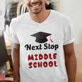 Next Stop Middle School Graduation Men's V-Neck T-Shirt
