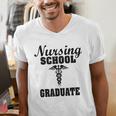 Nursing School Graduate Nurse Graduation Medical T-Shirt Men's V-Neck T-Shirt