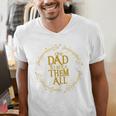 One Dad To Rule Them All Fantasy Nerd Dad Graphic Men's V-Neck T-Shirt