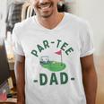 The Par Tee Dad Hole In One Golf Parents Matching Family Men's V-Neck T-Shirt