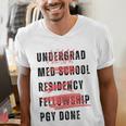 PGY Done Medical Training Residency Fellowship Graduation Men's V-Neck T-Shirt