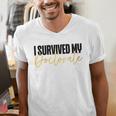 Phd Graduation Doctorate Degree Dissertation Masteral Grad Men's V-Neck T-Shirt