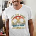 Pickleball-Shirt Just One More Game Dad Mom Women Men Men's V-Neck T-Shirt Pickleball-Shirt Just One More Game Dad Mom Women Men Men's V-Neck T-Shirt