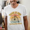 Please Be Kind I'm From The 1900s Penny Farthing Men's V-Neck T-Shirt