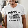 Please Patience I'm From The 1900s Vintage Western Men's V-Neck T-Shirt