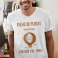 Please Be Patient With Me I'm From The 1900s Air Balloon Men's V-Neck T-Shirt