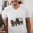 Please Be Patient I'm From The 1900s Amish Wagon & Vintage Premium Men's V-Neck T-Shirt