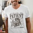 Please Be Patient I'm From The 1900s Boomer Meme Print Men's V-Neck T-Shirt