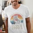 Please Be Patient With Me I'm From The 1900s Cat Premium Men's V-Neck T-Shirt