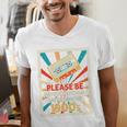Please Be Patient With Me I'm From The 1900s Cool Dad Premium Tri-Blend Men's V-Neck T-Shirt