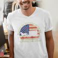 Please Be Patient With Me I'm From The 1900s Dad Vintage Raglan Baseball Tee Men's V-Neck T-Shirt