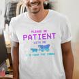 Please Be Patient With Me I'm From The 1900s Father Day Premium Men's V-Neck T-Shirt Please Be Patient With Me I'm From The 1900s Father Day Premium Men's V-Neck T-Shirt