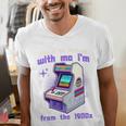 Please Be Patient With Me I'm From The 1900s Gamer Gaming Premium Men's V-Neck T-Shirt