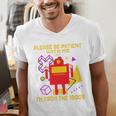 Please Be Patient With Me I'm From The 1900s Gen X Robot Premium Men's V-Neck T-Shirt Please Be Patient With Me I'm From The 1900s Gen X Robot Premium Men's V-Neck T-Shirt