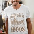Please Be Patient I'm From The 1900s Mom Dad Men Women Men's V-Neck T-Shirt