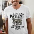 Please Patient I'm From The 1900s Quote Vintage Horse Men's V-Neck T-Shirt Please Patient I'm From The 1900s Quote Vintage Horse Men's V-Neck T-Shirt