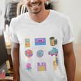 Please Be Patient With Me I'm From The 1900s Retro 90's Men's V-Neck T-Shirt