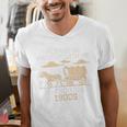 Please Be Patient I'm From The 1900s Retro Pixel Horse Wagon Premium Men's V-Neck T-Shirt