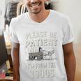 Please Be Patient I'm From The 1900s Retro Premium Tri-Blend Men's V-Neck T-Shirt
