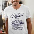 Please Be Patient With Me I'm From The 1900s Rustic Western Men's V-Neck T-Shirt Please Be Patient With Me I'm From The 1900s Rustic Western Men's V-Neck T-Shirt